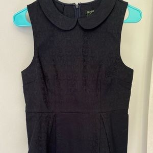 J. Crew Black Collared Tank